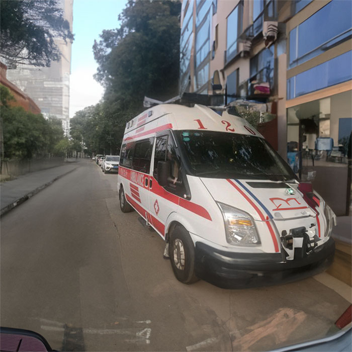 广东惠州市中心人民医院私人救护车出租到海南省第三人民医院救护车收费标准