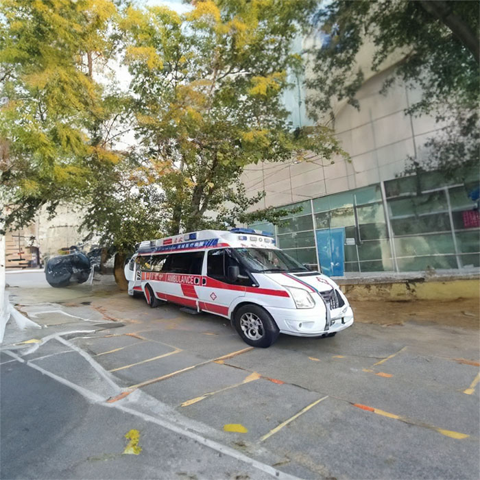 龙岗广东省深圳市第二人民医院预约私人救护车租赁到中国人民解放军第二五一医院（251医院）出租出省救护车