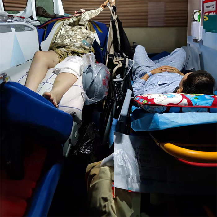 江门市五邑中医院私人救护车租赁到兴安盟人民医院跨省救护车联系