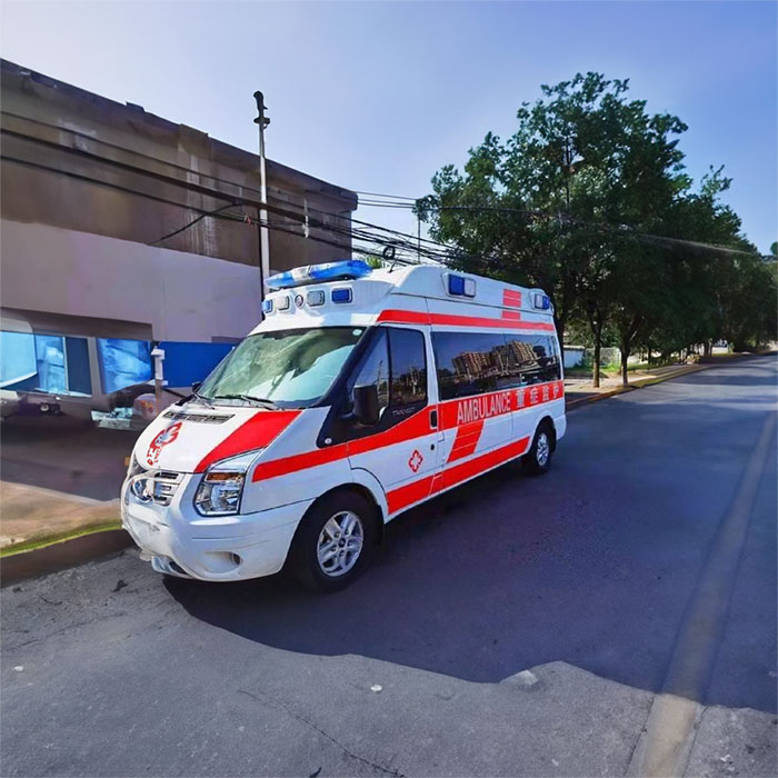 广东潮州市中心医院租赁私人救护车到吉林省神经精神病院救护车转运