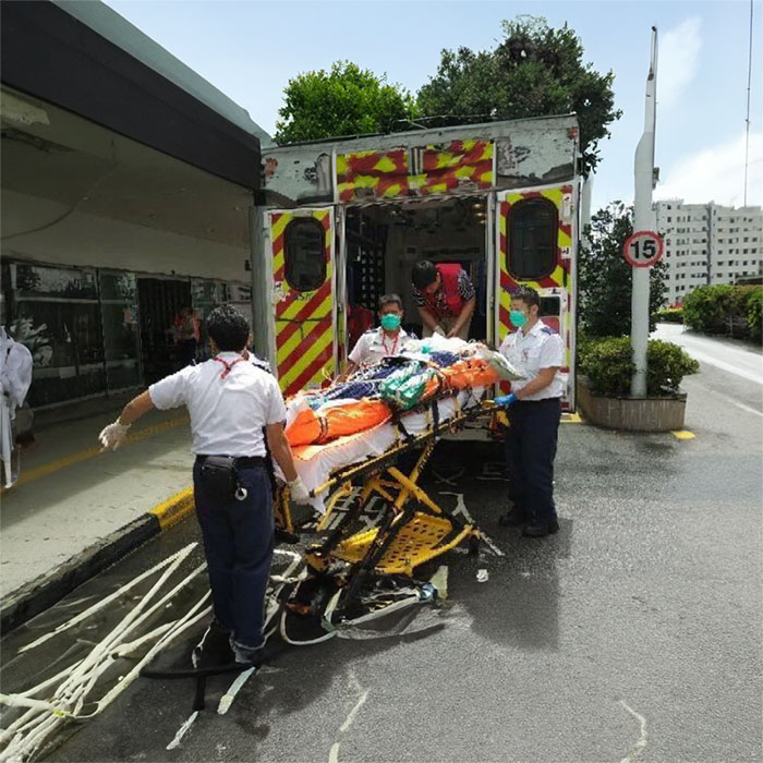 深圳深圳急救车租赁出院回家到江门市市辖区医院救护车电话