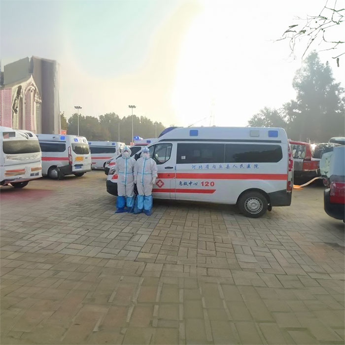 广东江门市中心医院租救护车护送到福建医科大学附属第二医院（福医二院）跨省救护车出租