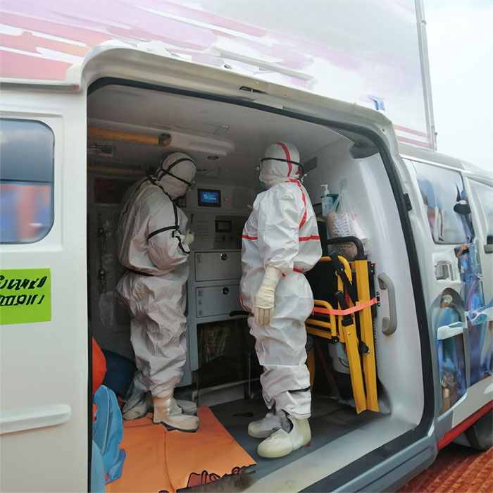 广东省茂名市人民医院出租急救车护送到无锡市中西医结合医院救护车出租