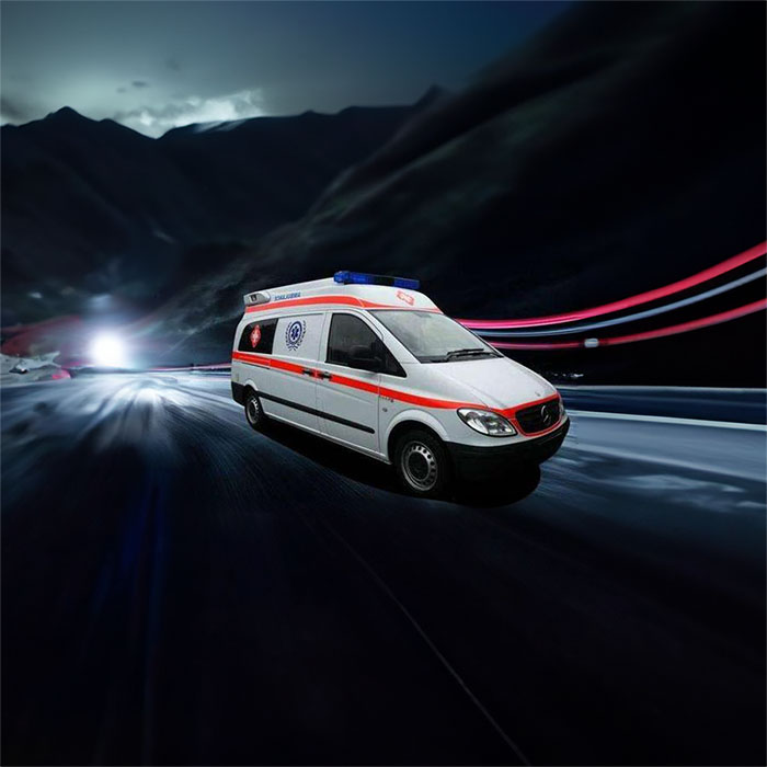 广东珠海市中医院预约私人救护车租赁到福建省人民医院跨省救护车