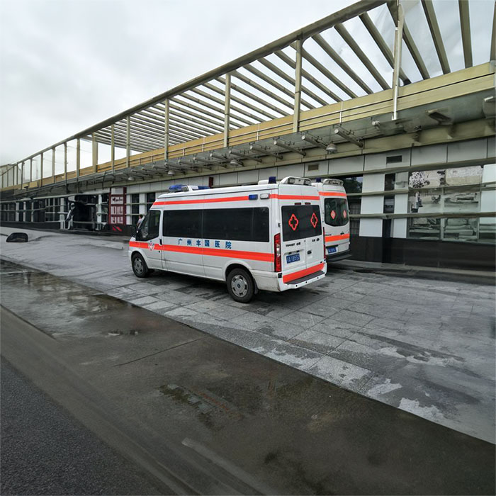 广东中山大学附属第三医院租救护车护送到银川市人民医院救护车出租转运
