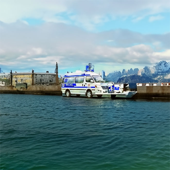 广东省梅州市黄塘医院租赁正规救护车到重庆市人民医院（重庆市中西医结合医院）救护车转运