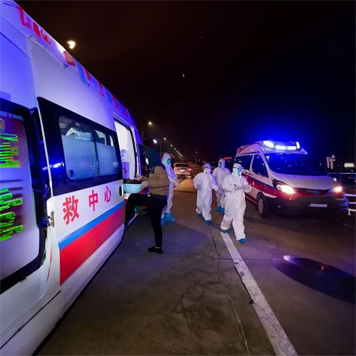 龙岗深圳120救护车出租康复护送到江门市新会区救护车电话号