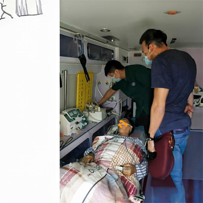 龙岗深圳救护车出租康复回家到湛江市麻章区出院叫120送回家怎么联系