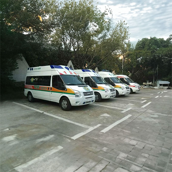 广东省江门市人民医院出租急救车护送到福州市第二医院跨省救护车电话