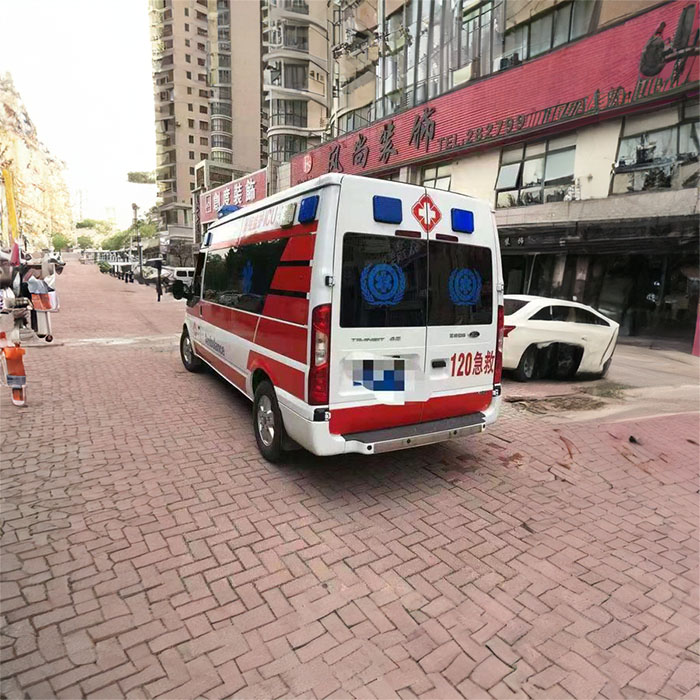 佛山市南海区人民医院出租急救车护送到郑州市中心医院（郑州市第四人民医院）租救护车跨省