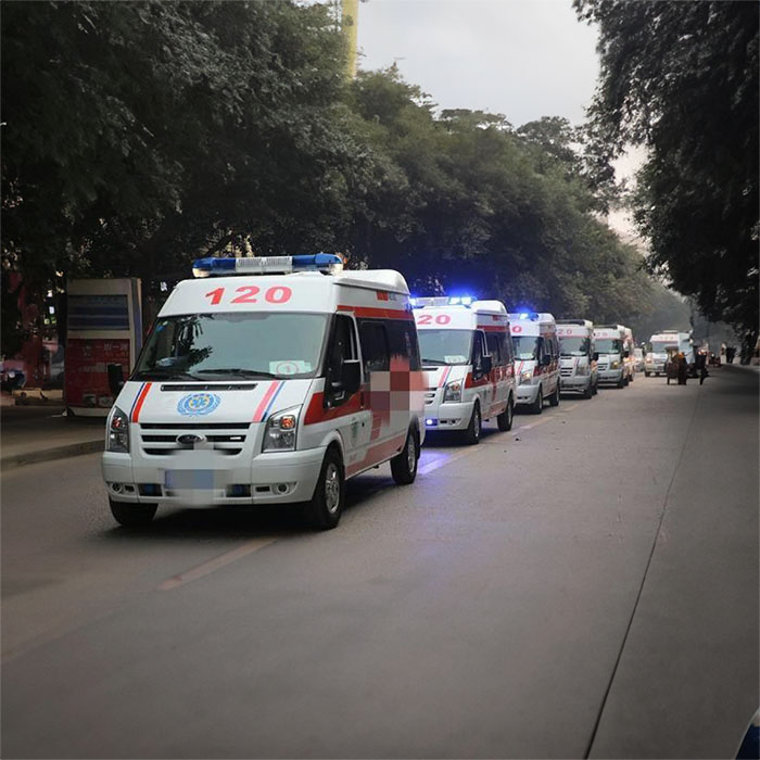 罗湖广东深圳市第八人民医院私人救护车租赁到天津医科大学第二医院（天津医大二院）救护车出租