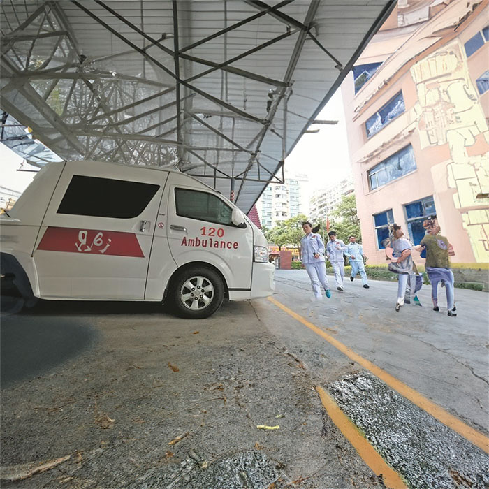 深圳深圳急救车租赁康复回老家到云浮市云安县120救护车电话号码