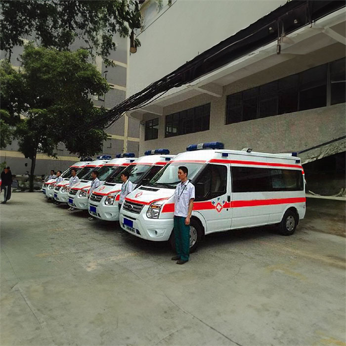 罗湖广东省韶关市人民医院租救护车护送到中国人民解放军第八十八医院(解放军88医院)救护车转运